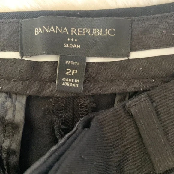 Black “Curvy Sloan” Slim Ankle Pants  { Banana Republic Factory } - Picture 7 of 12